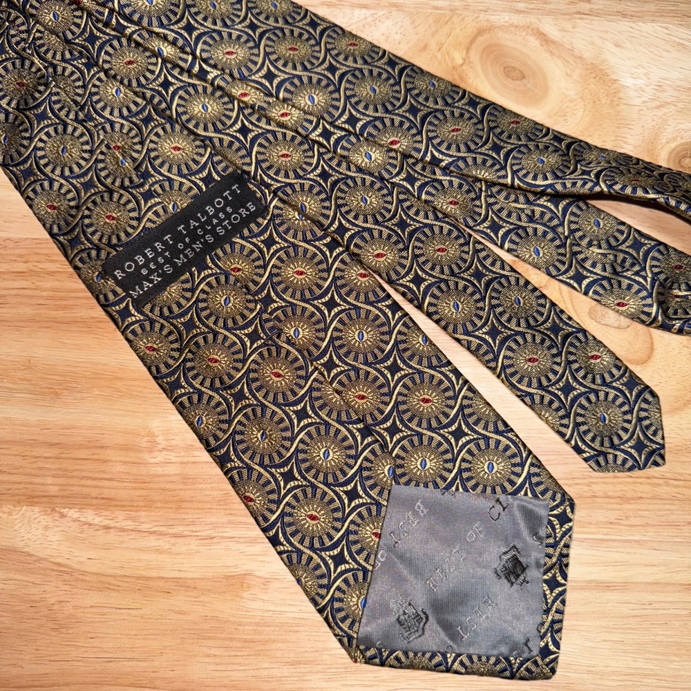 Robert Talbott Best Of Class Necktie Hand Made Nordstrom 100% Silk USA 60" x 4" - Picture 3 of 10